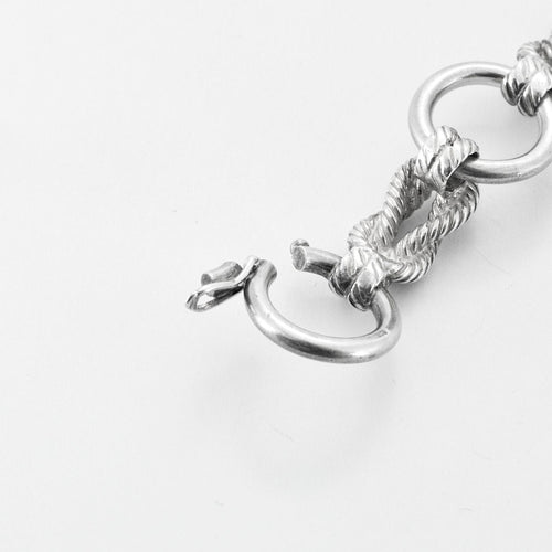 Bracelet HERMES - Bracelet "Audierne" Argent 58 Facettes