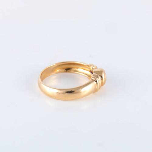 Bague 53 Bague Solitaire Diamant 0.35ct serti clos 58 Facettes JE1003