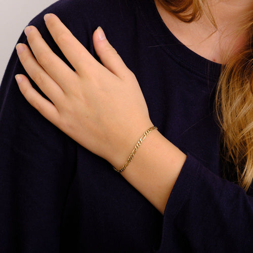 Bracelet Bracelet en or jaune 14 carats 58 Facettes