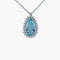 Collier Collier Pendentif Aigue-marine 58 Facettes