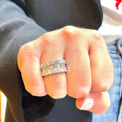 Bague 57 Bague prestige Diamants 58 Facettes