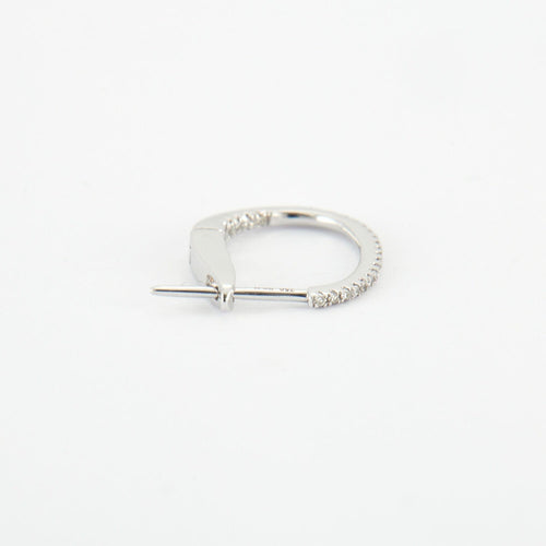 Boucles d'oreilles Boucles d'oreilles en Or blanc, diamants 58 Facettes