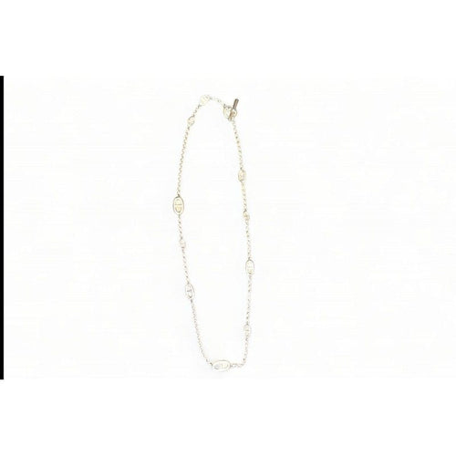 Collier HERMES - Collier sautoir Farandol Argent 58 Facettes Fh