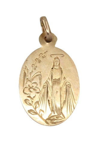Pendentif MÉDAILLE MIRACULEUSE ANCIENNE 58 Facettes 045891