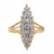 Bague 53 Bague Marquise Or jaune Diamant 58 Facettes 2560735CN