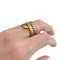 Bague 52 Bague Bulgari, "Tubogas", trois ors. 58 Facettes 31525