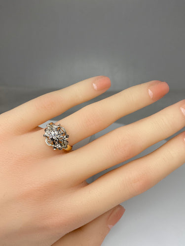 Bague 50 Bague Napoléon III en Or jaune & Diamants 58 Facettes