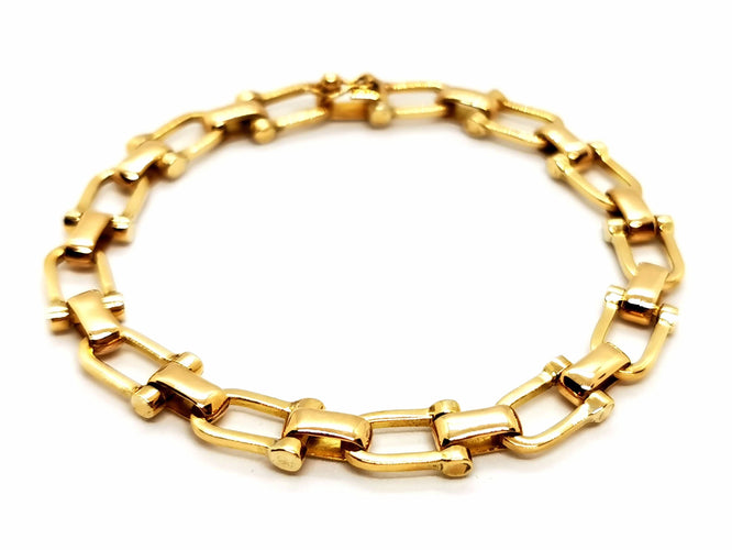 Bracelet Bracelet maille souple Or jaune 58 Facettes 1831819CN