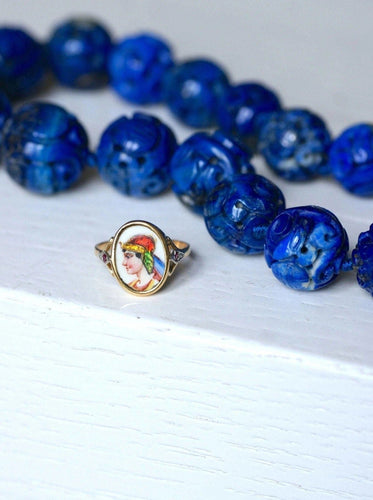 Bague Bague Art Déco Egyptomania 58 Facettes