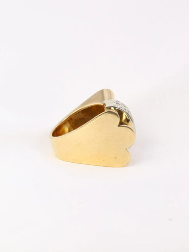 Bague Bague nœud Art Déco diamants 58 Facettes J10