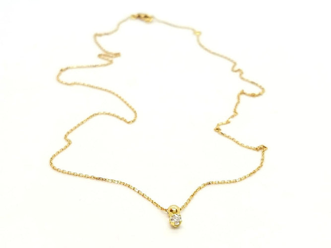 Collier Collier Chaîne + pendentif Or jaune Diamant 58 Facettes 579127RV