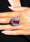 Bague 53 Bague Rubis Birman Non Chauffée et Diamants 58 Facettes 61100139