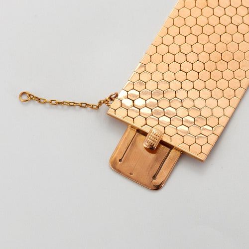 Bracelet Bracelet Ceinture Nid d'abeille Diamants 58 Facettes