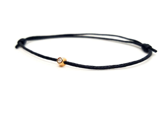 Bracelet Bracelet Cordon Or rose Diamant 58 Facettes 578858RV