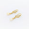 Boucles d'oreilles Boucles d'oreilles or jaune et perles 58 Facettes 27554