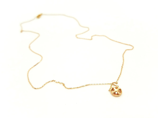 Collier Collier Or rose Diamant 58 Facettes 579115RV