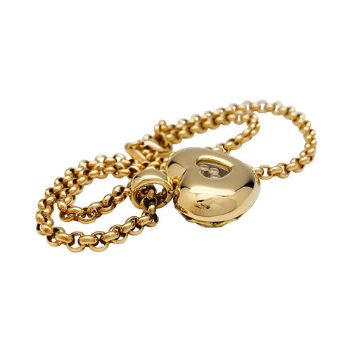 Collier Collier Chopard "Happy Diamonds" en or jaune, diamants. 58 Facettes 31010
