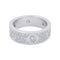 Bague 55 Bague Cartier, "Love", or blanc, diamants. 58 Facettes 32343