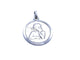 Pendentif Pendentif Médaille Or blanc 58 Facettes 947739CD