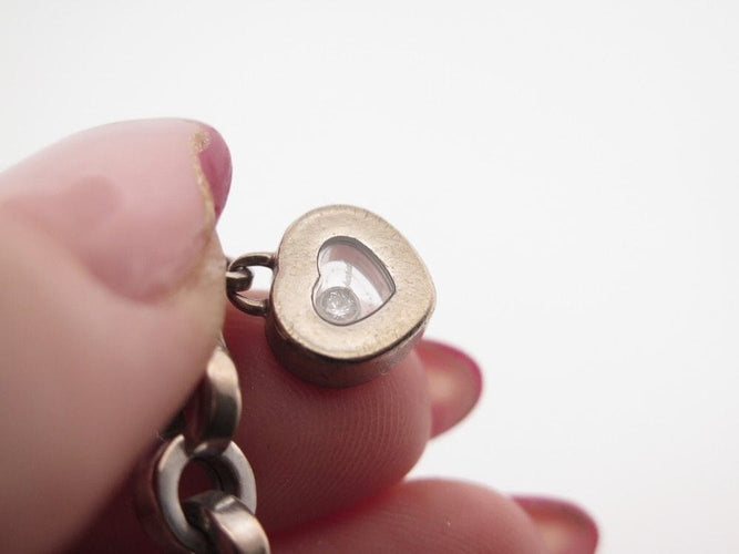 Bracelet bracelet CHOPARD happy or blanc 18k diamants 58 Facettes 256590