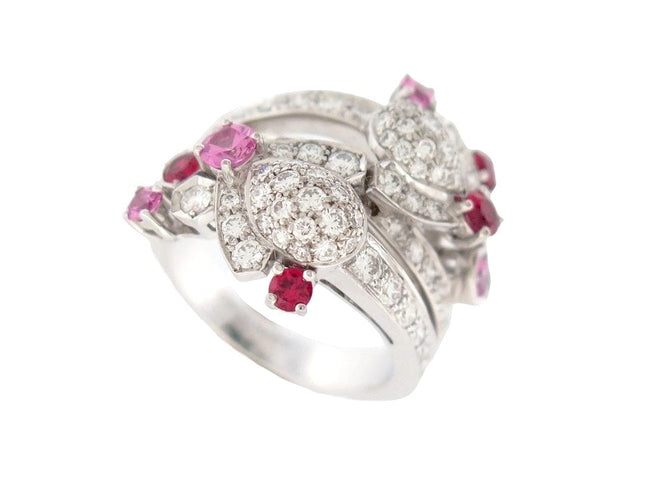 Bague 55 bague CHAUMET bee my love or blanc 18k diamant 1.1ct diamond 55 58 Facettes 250945