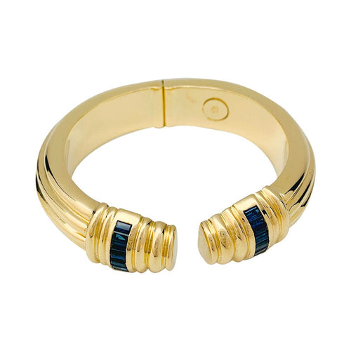 Bracelet Bracelet Vintage or jaune saphirs. 58 Facettes 31493