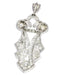 Pendentif Art Déco pendentif diamant, platine 58 Facettes 18276-0099