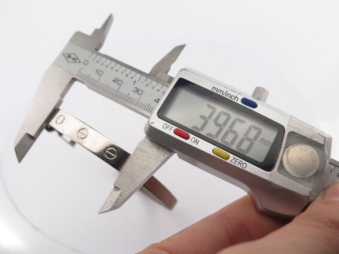 Bracelet bracelet CARTIER love cuir et barrette or blanc 18k 15-19.5 58 Facettes 252399