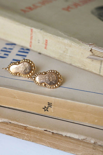 Boucles d'oreilles Grandes boucles d'oreilles en or rose 58 Facettes