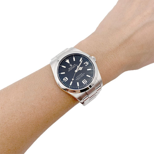 Montre Montre Rolex, "Oyster Perpetual Explorer", acier. 58 Facettes 33093