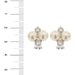 Boucles d'oreilles Boucles d'oreilles perles et diamants 58 Facettes 32450