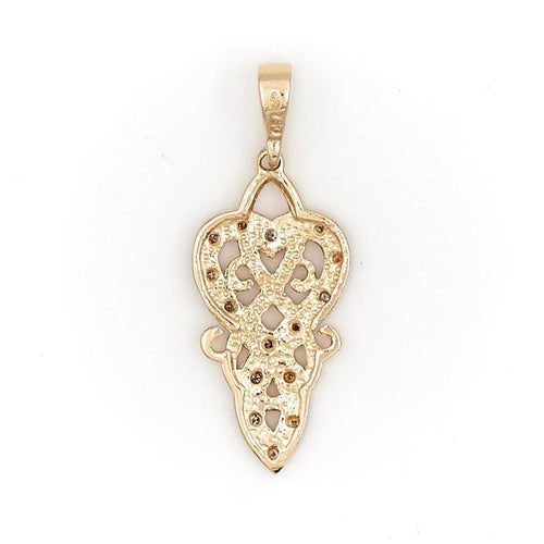 Collier Pendentif Or jaune Diamant 58 Facettes 1641814CN