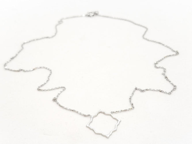 Collier Collier Transparence Or blanc 58 Facettes 578905RV