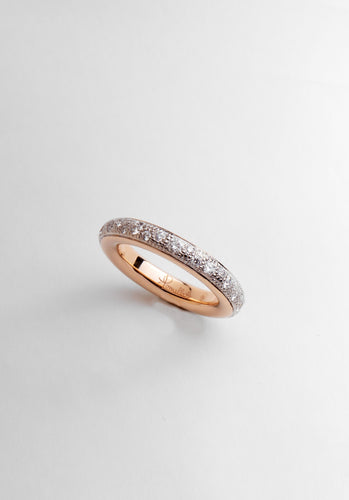 Bague 56 Bague POMELLATO Iconica Diamants Or Blanc 750/1000 58 Facettes 64313-60717