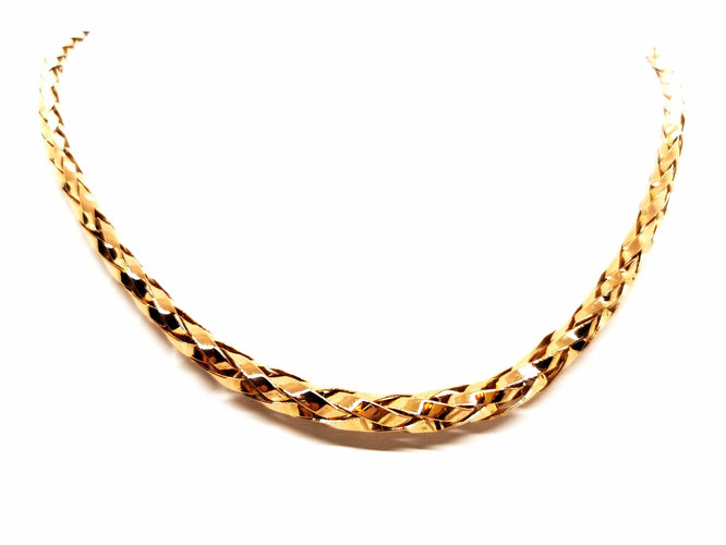 Collier Collier Maille palmier Or rose 58 Facettes 1763145CN