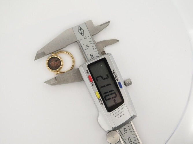 Bague 47 bague BULGARI t47 monete piece antique en or jaune 18k 58 Facettes 249784