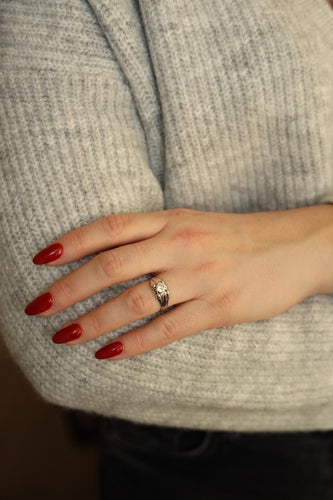 Bague 54 Bague Solitaire Or blanc Diamant 58 Facettes 1931065CN