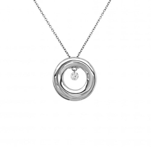 Pendentif Pendentif Barro or gris diamant 58 Facettes 33A00223