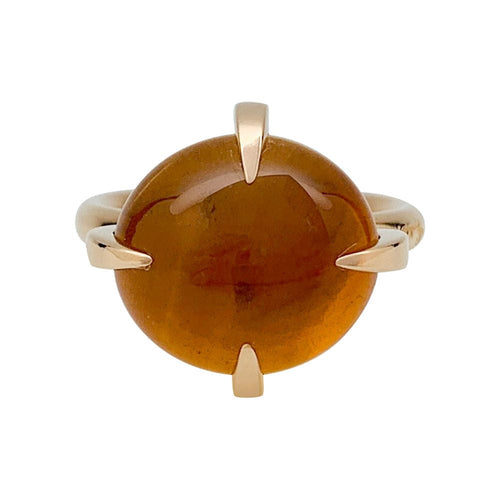 Bague 50 Bague Pomellato "Veleno" or rose et citrine. 58 Facettes 31400