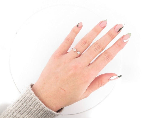 Bague 54 bague DINH VAN le cube diamant en or blanc 58 Facettes 258662