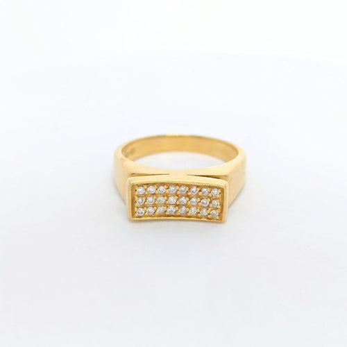 Bague 58 Bague or jaune et diamants 58 Facettes 27531