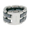 Bague 55 Bague Chanel "Ultra" grand modèle en or blanc et céramique noire. 58 Facettes 31521