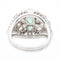 Bague 54 Bague Cocktail Or blanc Emeraude 58 Facettes 2538669CN