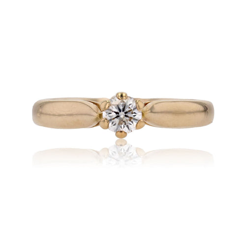Bague 47 Bague solitaire diamant or jaune 58 Facettes 18-325