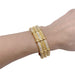 Bracelet Bracelet vintage, or jaune et diamants. 58 Facettes 32461