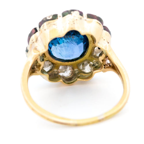 Bague 55.5 Bague saphir et diamant 58 Facettes 816CAA3FC0754FCB891163EC4046745A