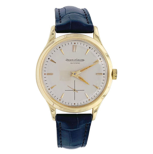 Montre Montre Jaeger Lecoultre, or jaune, cuir. 58 Facettes 32675