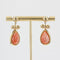 Boucles d'oreilles Boucles d'oreilles agate rose et or 58 Facettes 19-179A