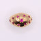 Bague Bague boule constellation or jaune et Rubis 58 Facettes