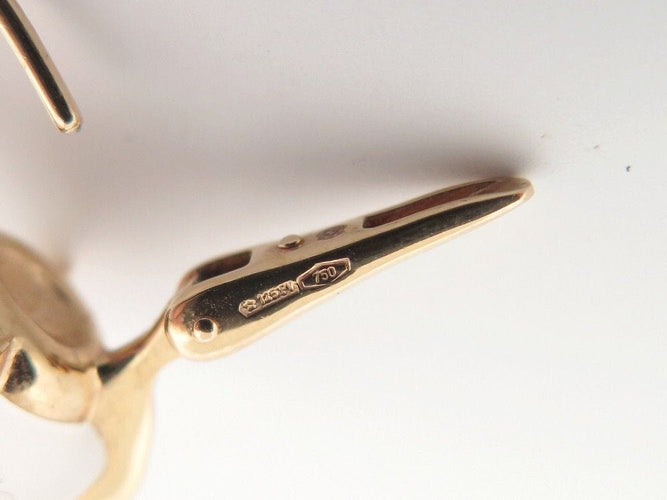 Boucles d'oreilles boucles d'oreilles POMELLATO veleno or 18k & quartz blanc 58 Facettes 254716